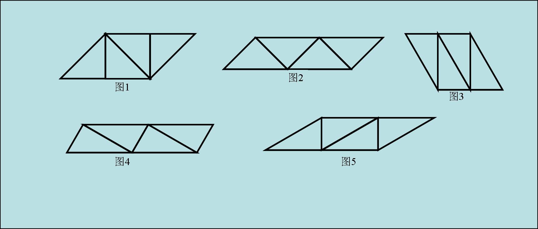 3个不同的平行四边形图片
